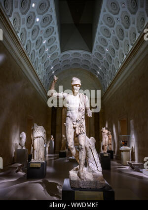 New York, USA, 13. September 2019. Griechische Skulpturen im Metropolitan Museum der Kunst in New York City. Credit: Enrique Ufer/Alamy Stock Foto Stockfoto