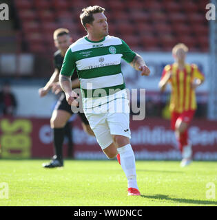 Glasgow, UK. 15 Sep, 2019. 15. September 2019; die Energy Check Stadion, Glasgow, Schottland; Kris Doolan Testimonial, Partick Thistle XI gegen Celtic XI; Ex-keltischen player Kris Commons-redaktionelle Verwendung Credit: Aktion Plus Sport Bilder/Alamy leben Nachrichten Stockfoto