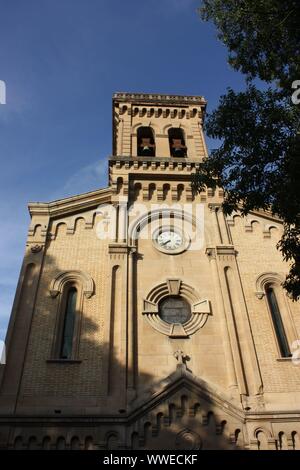 Die Kirche von San Lorenzo in Pamplona Stockfoto