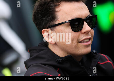 Derby, Großbritannien. 15 Sep, 2019. Barwell Motorsport Fahrer Jonny Cocker während der britischen GT Donington Park GP in Donington Park, Derby, England am 15. September 2019. Foto von Jurek Biegus. Nur die redaktionelle Nutzung, eine Lizenz für die gewerbliche Nutzung erforderlich. Keine Verwendung in Wetten, Spiele oder einer einzelnen Verein/Liga/player Publikationen. Credit: UK Sport Pics Ltd/Alamy leben Nachrichten Stockfoto