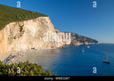 Porto Katsiki Strand, Lefkada/Kos Insel, Griechenland Stockfoto