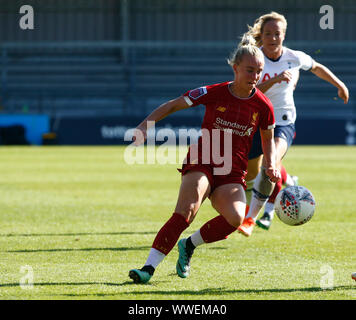 London, Inited Königreich. 08 Sep, 2019. LONDON, VEREINIGTES KÖNIGREICH 15. SEPTEMBER. Ashley Hodson von Liverpool Frauen während Barclays FA Women's Super League zwischen den Tottenham Hotspur und Liverpool an der Hive Stadion, London, Großbritannien, am 15. September 2019 Quelle: Aktion Foto Sport/Alamy leben Nachrichten Stockfoto