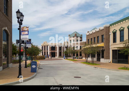 Einzelhandel in der OWA Vergnügungspark am Foley, Alabama, USA Stockfoto