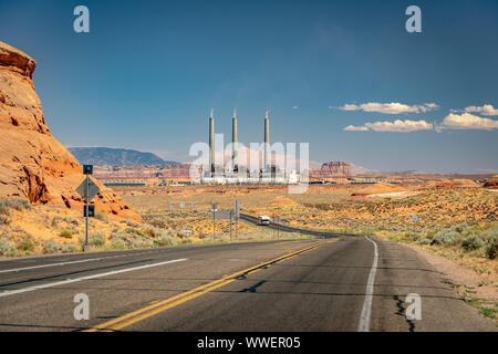 Seite, Arizona, USA-Salt River Project-Navajo Kraftwerk Stockfoto