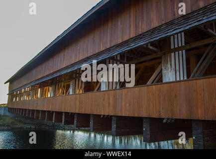 Buck laufen Covered Bridge, Ohio Stockfoto