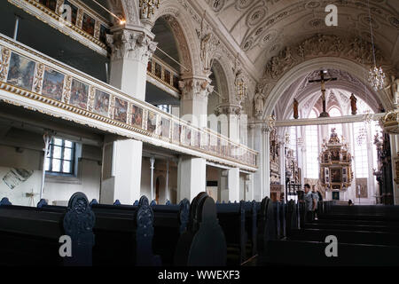 Barocke evangelische Stadtkirche St. Marien, Celle, Niedersachsen, Deutschland Stockfoto