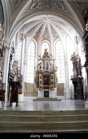 Barocke evangelische Stadtkirche St. Marien, Celle, Niedersachsen, Deutschland Stockfoto