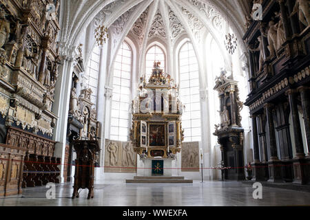 Barocke evangelische Stadtkirche St. Marien, Celle, Niedersachsen, Deutschland Stockfoto