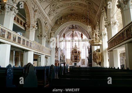 Barocke evangelische Stadtkirche St. Marien, Celle, Niedersachsen, Deutschland Stockfoto