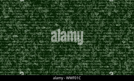 Die 3D-Darstellung von Blatt Textur oder Blatt Hintergrund Stockfoto