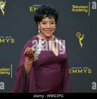 Los Angeles, USA. 15 Sep, 2019. Schauspielerin Phylicia Rashad besucht die Creative Arts Emmy Awards auf der Microsoft Theater in Los Angeles am Sonntag, dem 15. September 2019. Foto von Jim Ruymen/UPI Quelle: UPI/Alamy leben Nachrichten Stockfoto