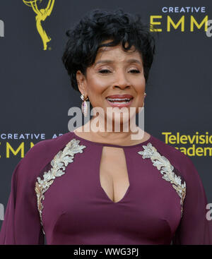 Los Angeles, USA. 15 Sep, 2019. Schauspielerin Phylicia Rashad besucht die Creative Arts Emmy Awards auf der Microsoft Theater in Los Angeles am Sonntag, dem 15. September 2019. Foto von Jim Ruymen/UPI Quelle: UPI/Alamy leben Nachrichten Stockfoto