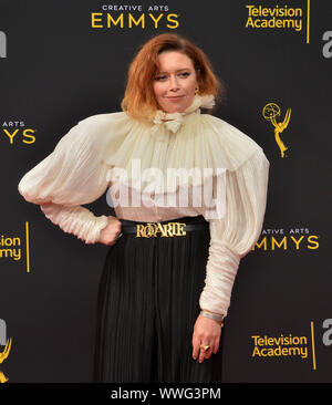 Los Angeles, USA. 15 Sep, 2019. Schauspielerin Natasha Lyonne besucht die Creative Arts Emmy Awards auf der Microsoft Theater in Los Angeles am Sonntag, dem 15. September 2019. Foto von Jim Ruymen/UPI Quelle: UPI/Alamy leben Nachrichten Stockfoto