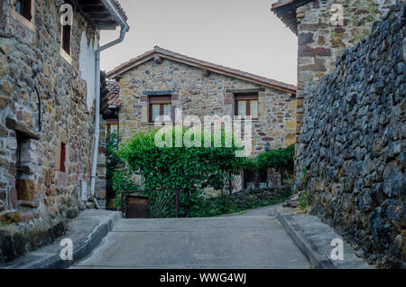 Spanien. Straßen von Herreruela de Castilleria. Palencia Stockfoto