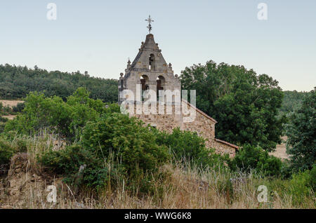 Spanien. Kirche von Verdeña Stadt Palencia Stockfoto