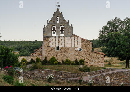 Spanien. Kirche von Verdeña Stadt Palencia Stockfoto