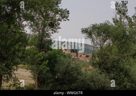 Spanien. Wald in der Umgebung von de Herreruela Castilleria. Palencia Stockfoto