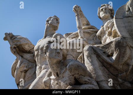 Ger: Rom. Statuen Brücke Vittorio Emanuele II. GER: Rom. Statuen Brücke Vittorio Emanuele II. Stockfoto