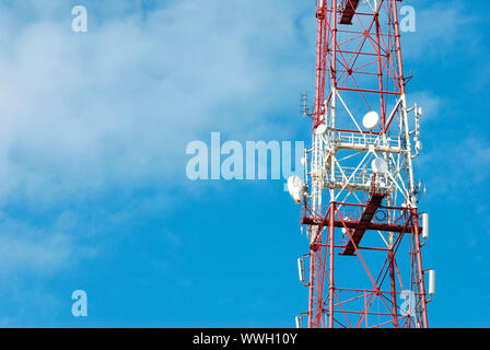 Antenne mit Platz für Ihren Text Stockfoto