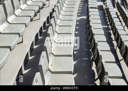 Leere Sitze im Olympischen Stadion in Amsterdam Die Niederlande 2019 Stockfoto