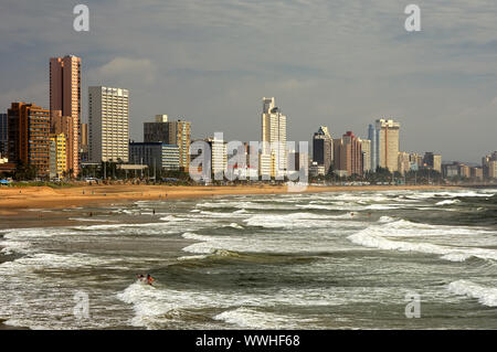 Golden Mile Beach, RSA/Golden Mile Beach, Durban Stockfoto