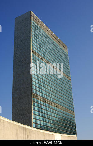 Glaspalast der Vereinten Nationen, New York, USA Stockfoto
