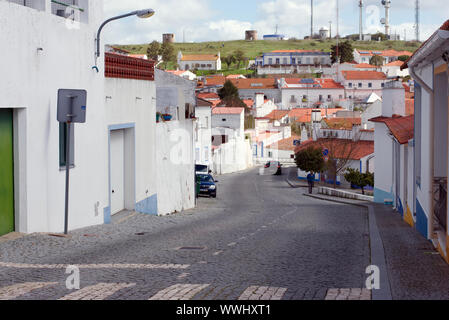 Arraiolos Street, Alentejo, Portugal Stockfoto