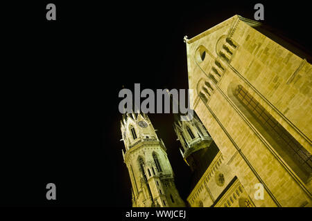 Romanische Abteikirche in Klosterneuburg, Niederösterreich, Österreich, Widerrufsbelehrung Stockfoto