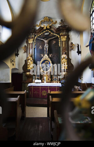 Kapelle im Bürgerspital in Baden bei Wien, Niederösterreich, Österreich, Europa Stockfoto