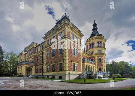 Schloss Traunsee, Altmünster, Gmunden, Oberösterreich, Österreich Stockfoto