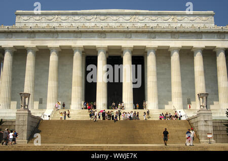 Das Lincoln Memorial, Washington, USA Stockfoto