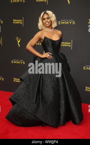 September 2019, Los Angeles, CA, USA: 15. September 2019 – Los Angeles, Kalifornien – Laverne Cox. 2019 Creative Arts Emmy Awards Day 2 im Microsoft Theater. Foto: FSadou/AdMedia Stockfoto