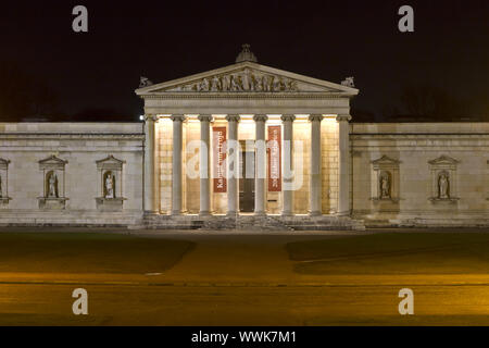 Historische Glyptothek am Königsplatz in München Stockfoto