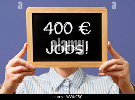 400 Euro Jobs! Stockfoto