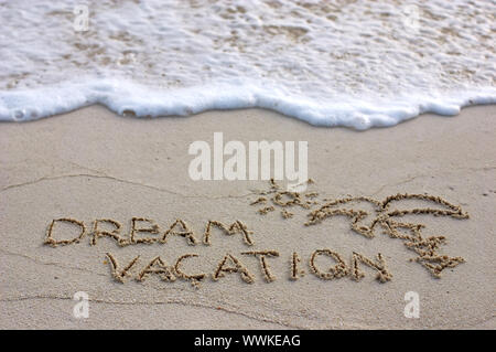 Traum-Urlaub Stockfoto