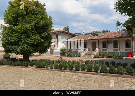 Bachtschyssaraj, Krim, Russland - Juli 22, 2019: Stallungen der Bachtschyssaraj Khan Palace, Krim Stockfoto