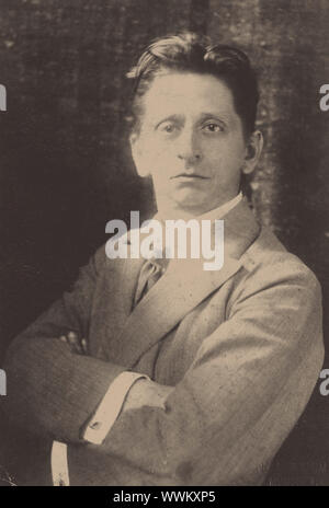 Portrait des Komponisten Alexander von Zemlinsky (1871-1942). Private Sammlung. Stockfoto