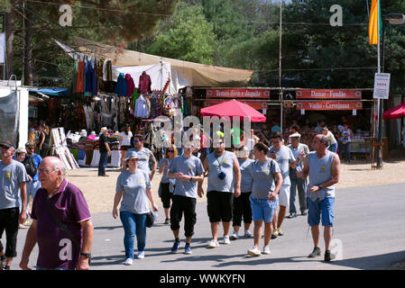 "Avante" - Kulturelle Veranstaltung organisiert von PCP, Seixal, Portugal Stockfoto