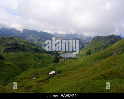 Alpin See Seealpsee in Bayern Stockfoto