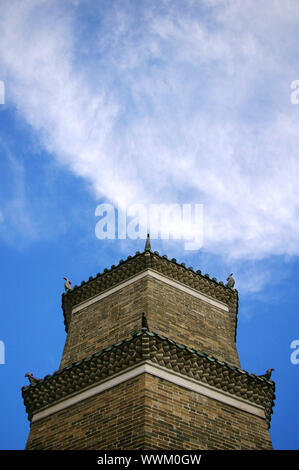 Alte Pagode in Hongkong Stockfoto