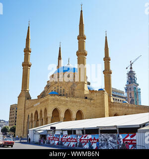 Rafik Hariri Grab Denkmal - Beirut, Libanon. Stockfoto