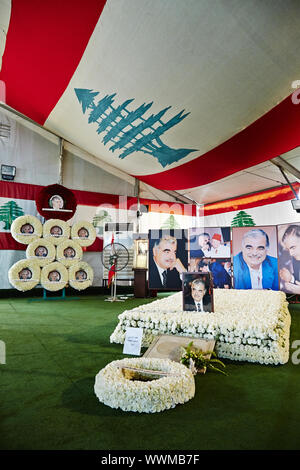 Rafik Hariri Grab Denkmal - Beirut, Libanon. Stockfoto