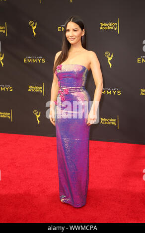 September 2019, Los Angeles, CA, USA: 15. September 2019 – Los Angeles, Kalifornien – Olivia Munn. 2019 Creative Arts Emmy Awards Day 2 im Microsoft Theater. Foto: FSadou/AdMedia Stockfoto