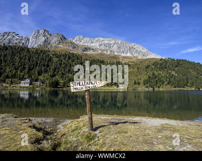 Obersee, Staller Alm, Österreich Stockfoto