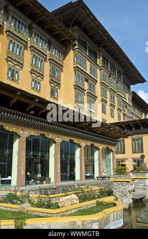 Taj Tashi Hotel, Thimphu, Bhutan Stockfoto