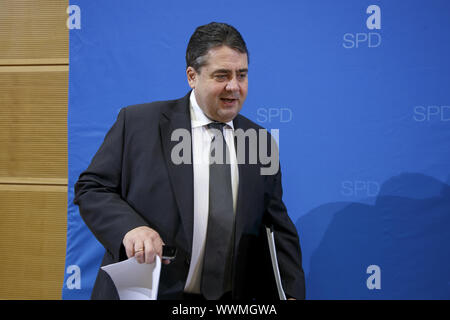 SPD-Manager treffen in Berlin Stockfoto