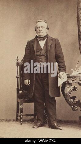 Portrait des Komponisten Franz Lachner (1803-1890), C. 1850. Private Sammlung. Stockfoto