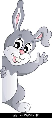 Cute lauern Bunny Stock Vektor