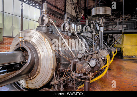 Hüttenmuseum Thale Dampfmaschine Nr. 7 Stockfoto