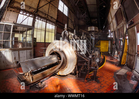 Hüttenmuseum Thale Dampfmaschine Nr. 7 Stockfoto